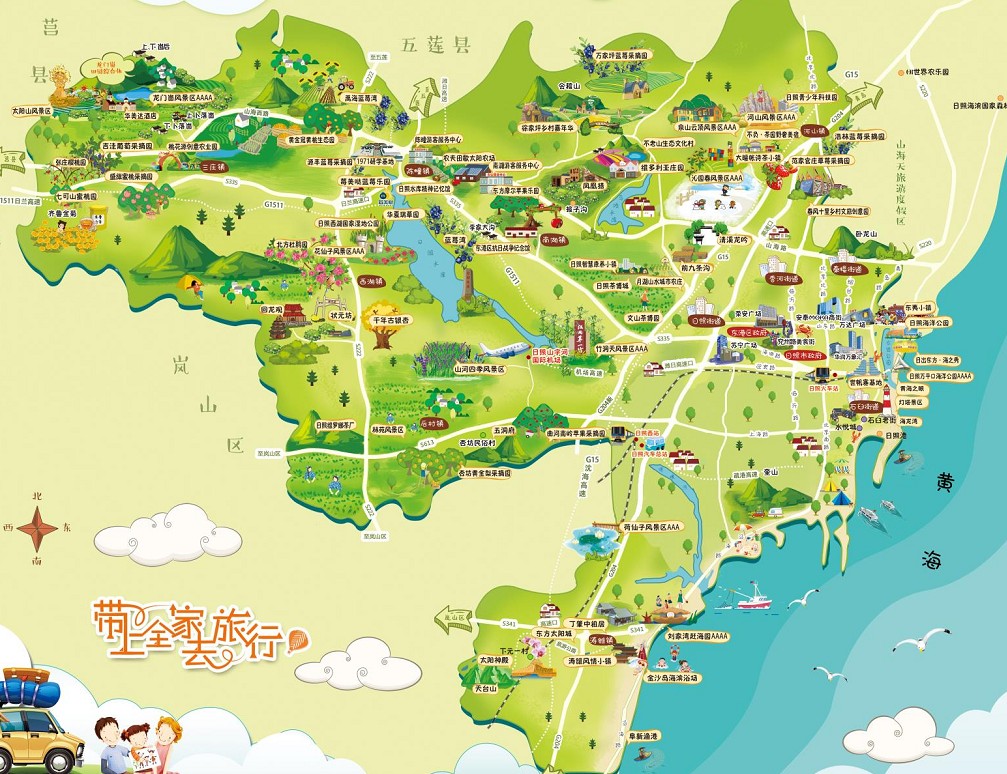 墨江景区使用手绘地图给景区能带来什么好处？