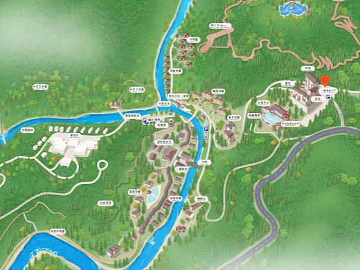 墨江结合景区手绘地图智慧导览和720全景技术，可以让景区更加“动”起来，为游客提供更加身临其境的导览体验。